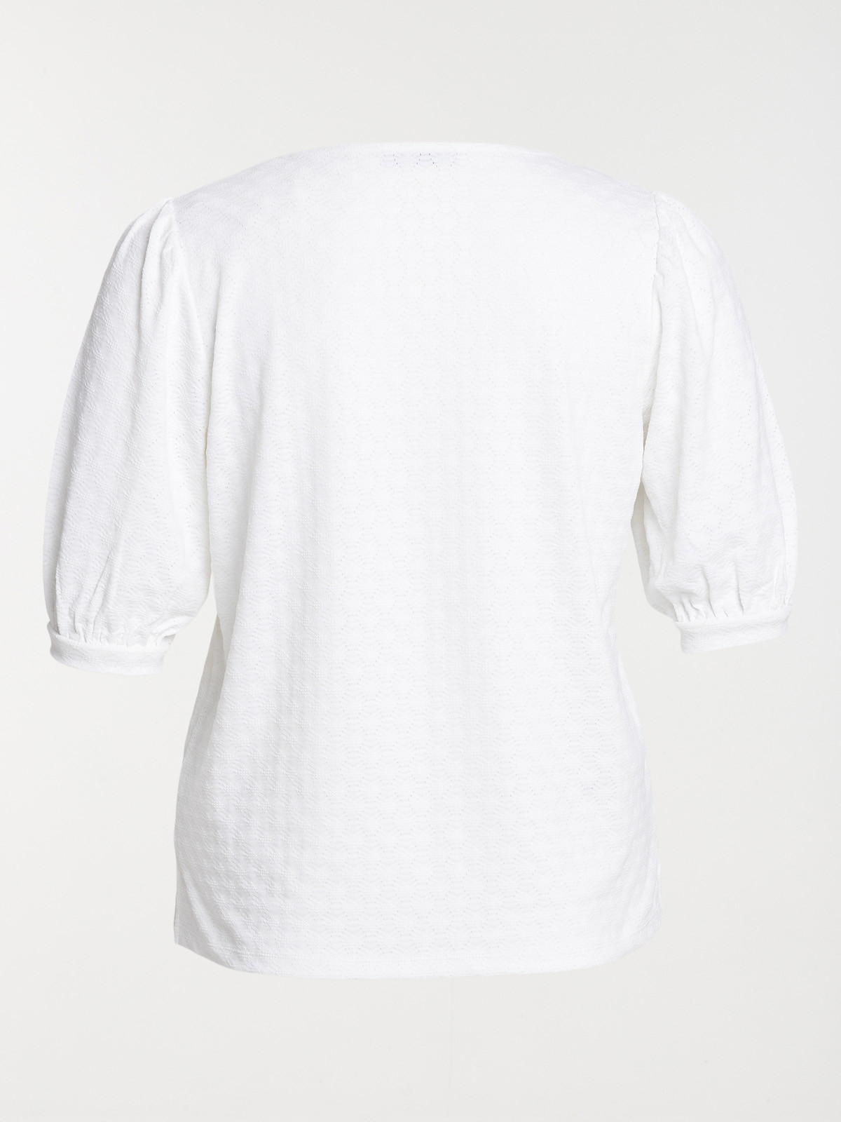 T-shirt écru grande taille femme