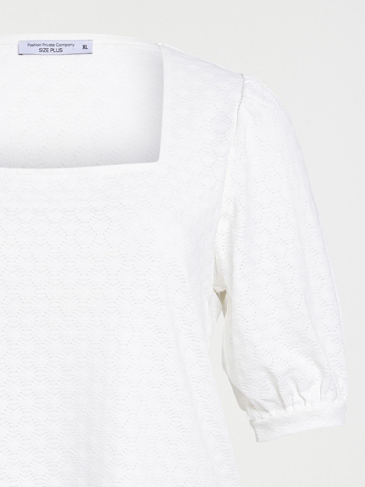 T-shirt écru grande taille femme