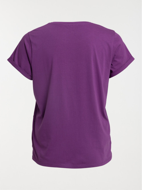 T-shirt imprimé grande taille femme