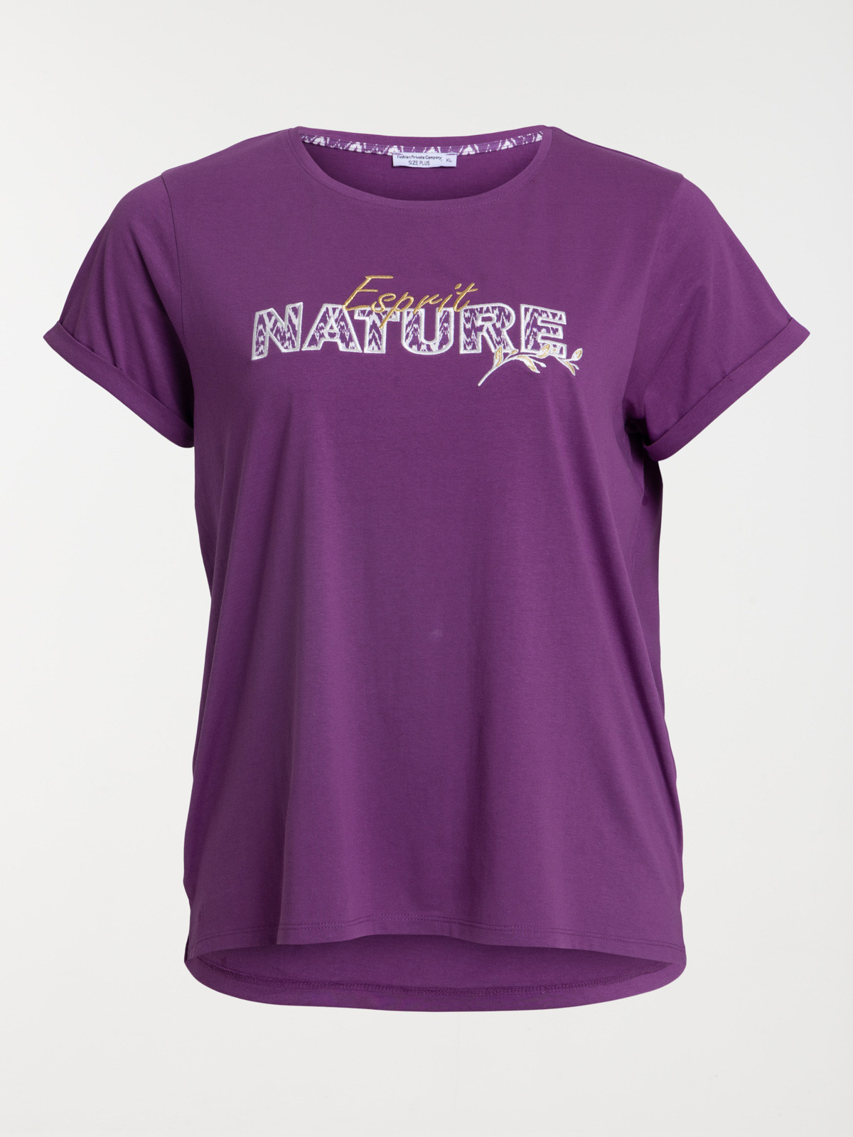 T-shirt imprimé grande taille femme