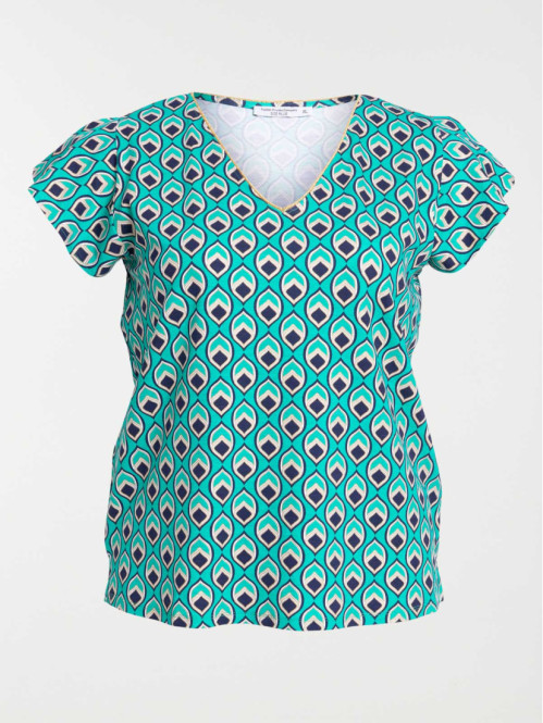 T-shirt graphique grande taille femme