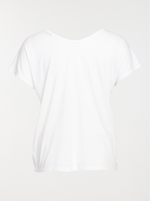 Tee-shirt motif grande taille femme