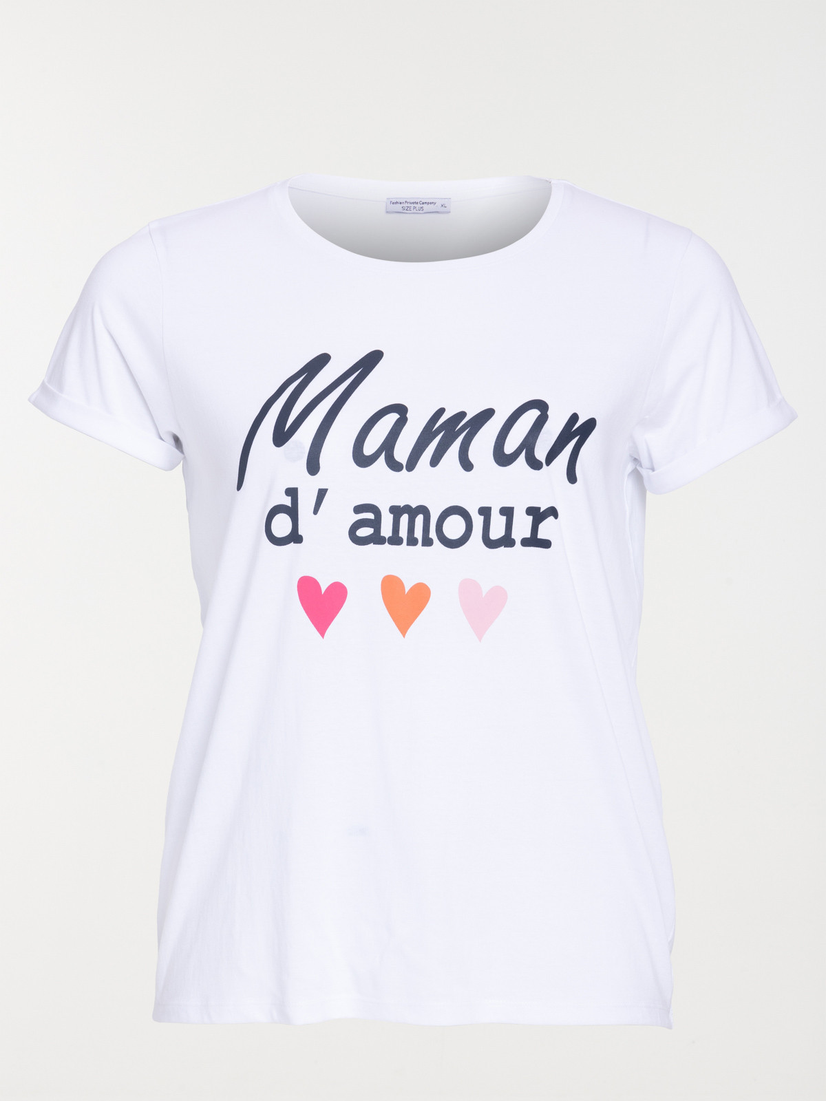 T-shirt maman grande taille femme