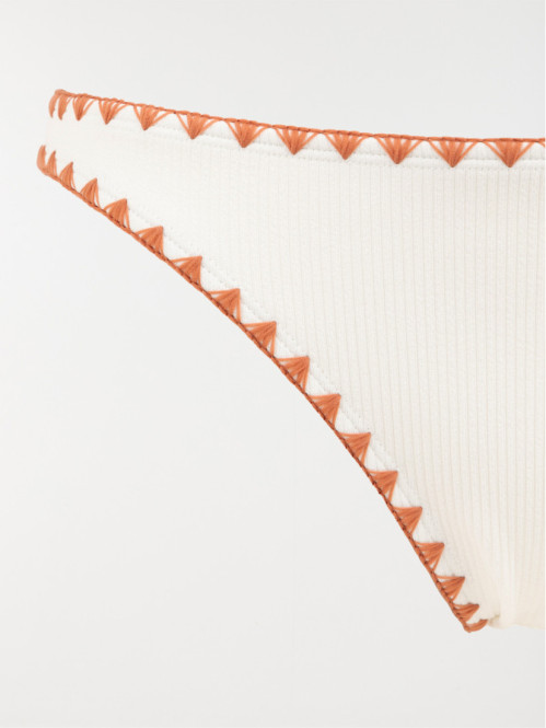 Maillot de bain blanc femme 2 pièces