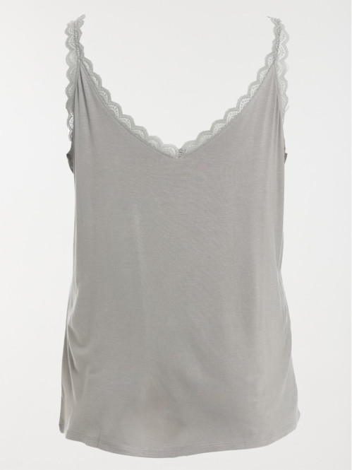 Débardeur dentelle grande taille femme