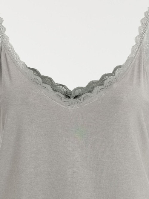 Débardeur dentelle grande taille femme