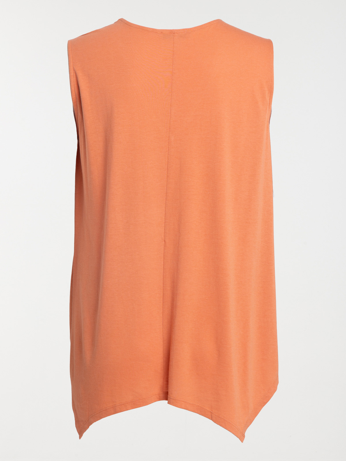 T-shirt orange grisé grande taille femme T-shirt orange grisé grande taille femme