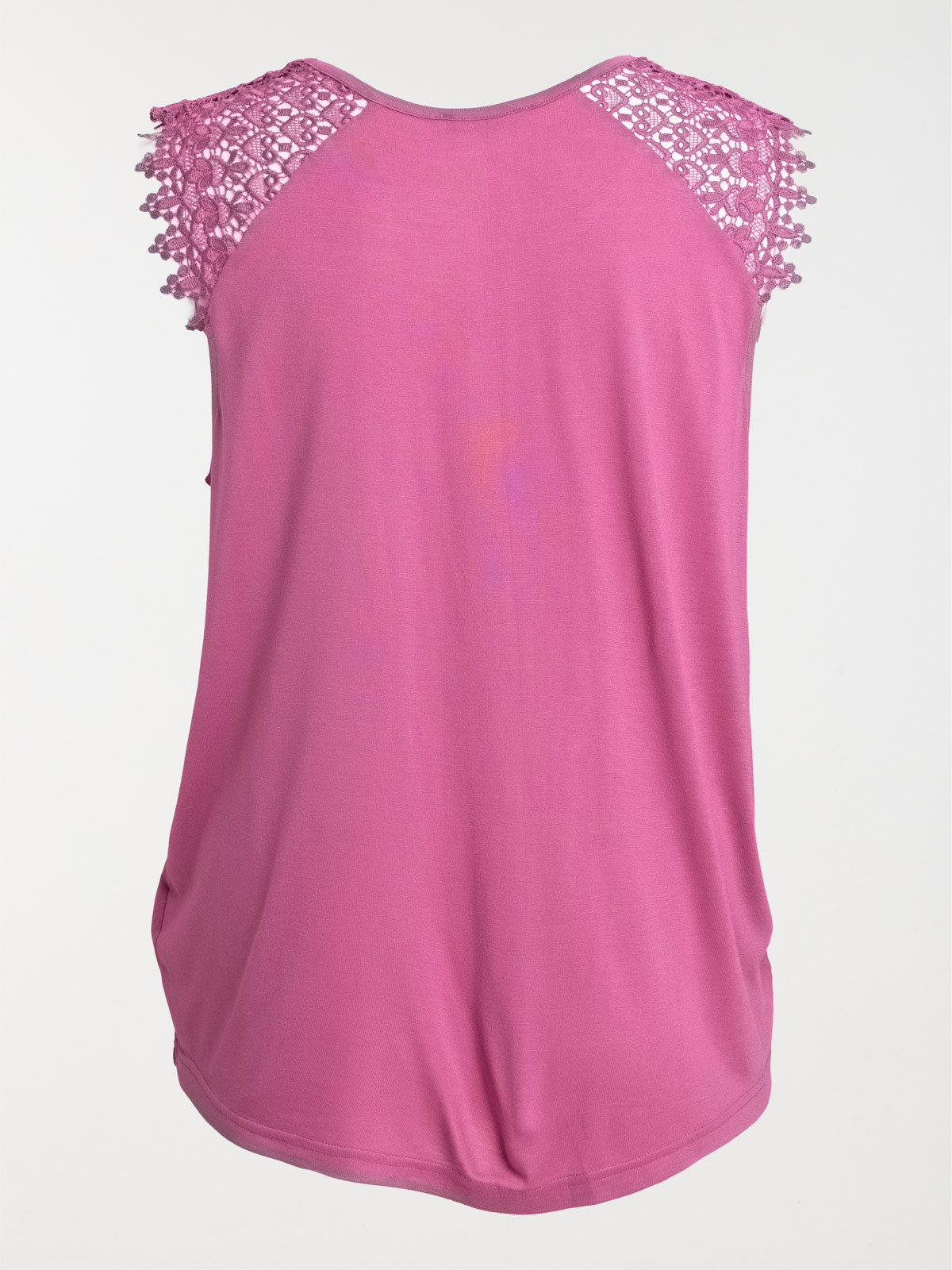 T-shirt aubergine grande taille femme