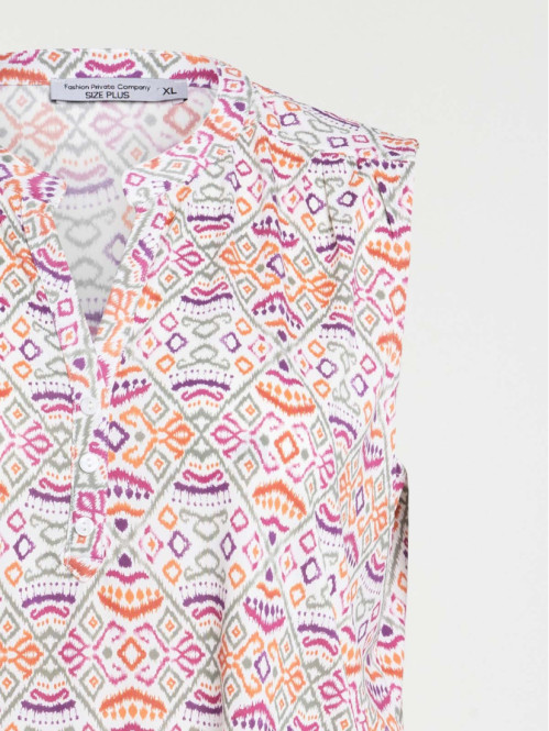 T-shirt imprimé grande taille femme