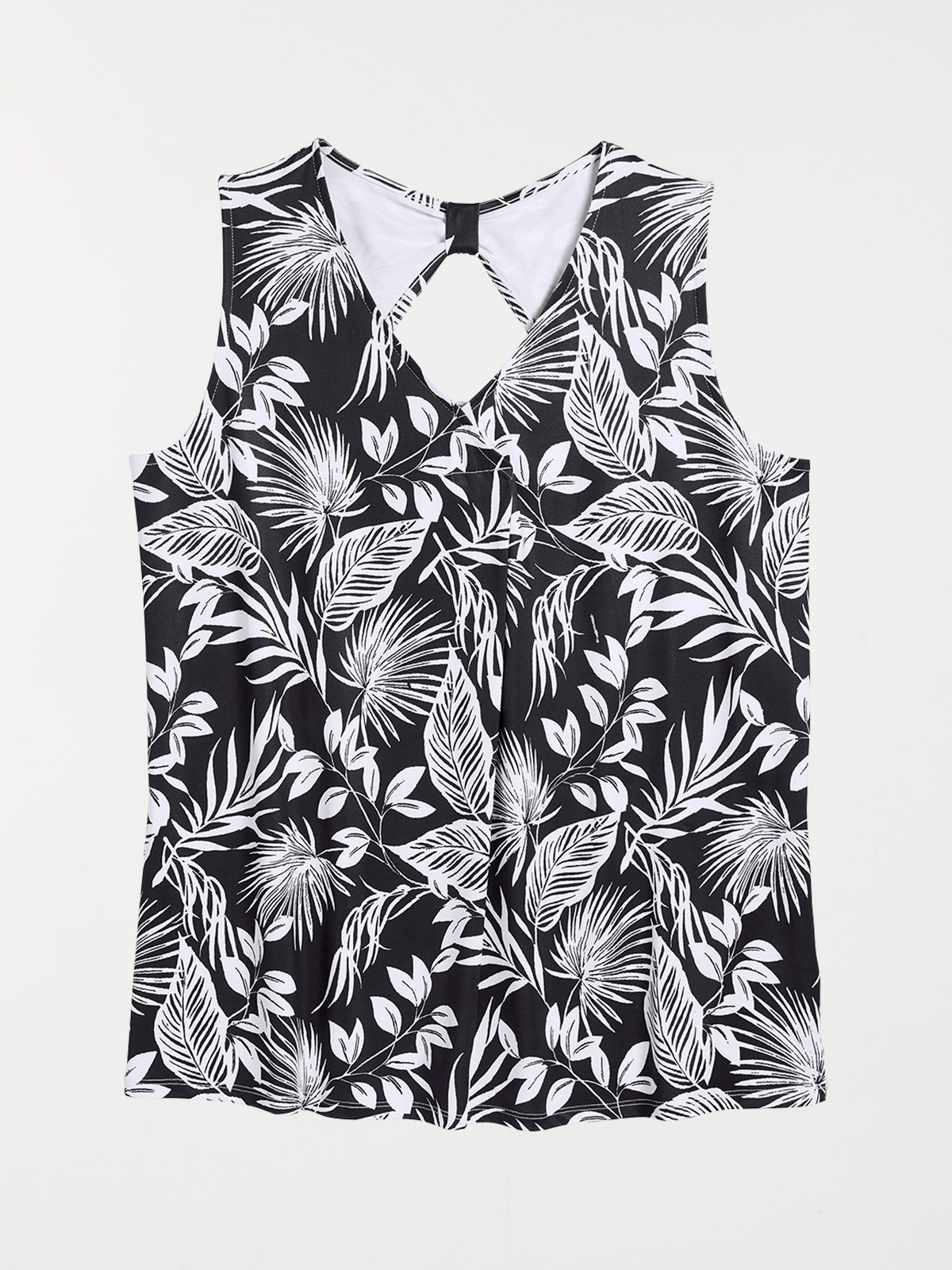 Débardeur motif grande taille femme