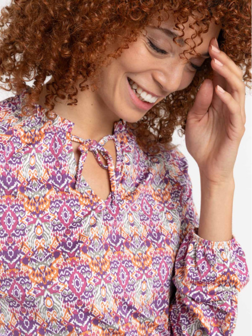 T-shirt imprimé santa purple femme T-shirt imprimé santa purple femme