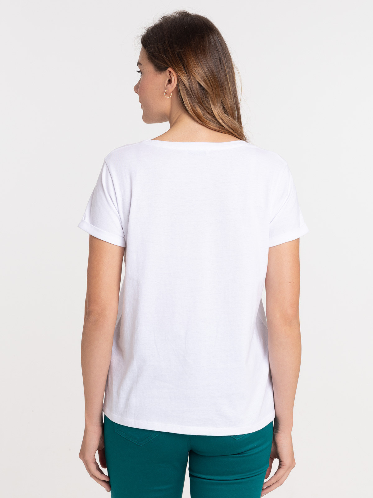T-shirt fleuri blanc femme T-shirt fleuri blanc femme