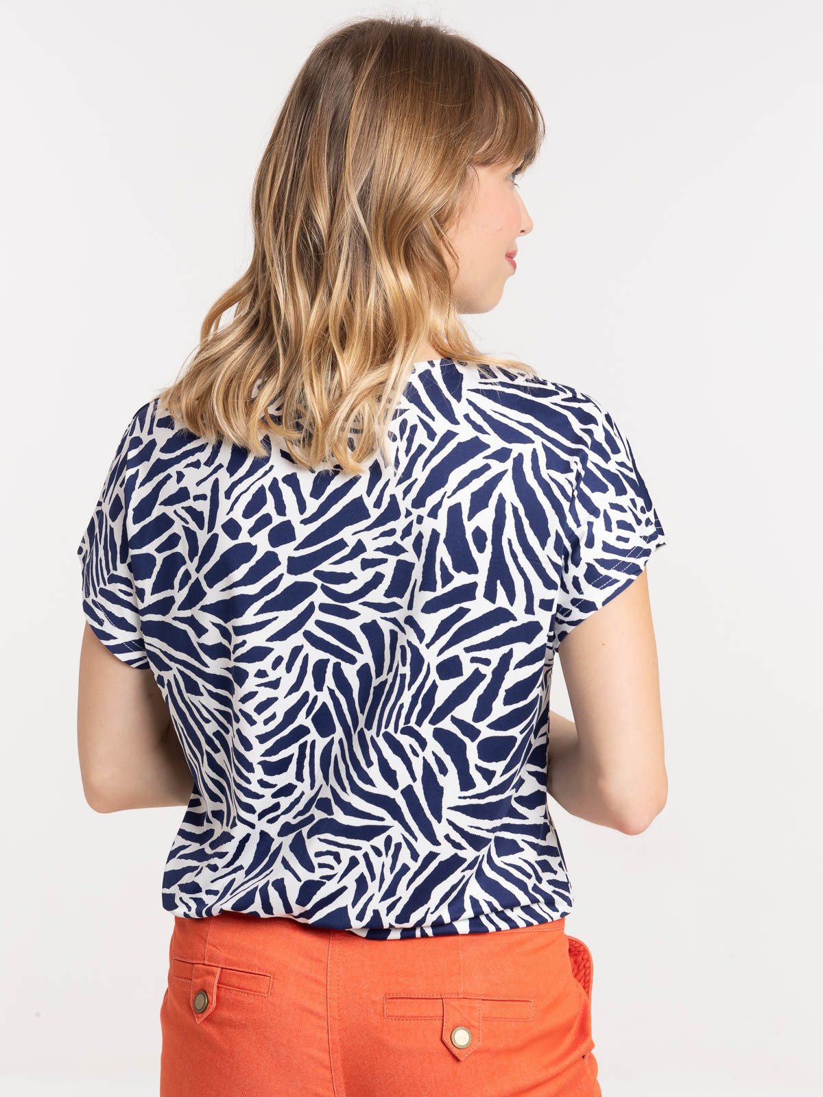 T-shirt motif fantaisie officier femme T-shirt motif fantaisie officier femme