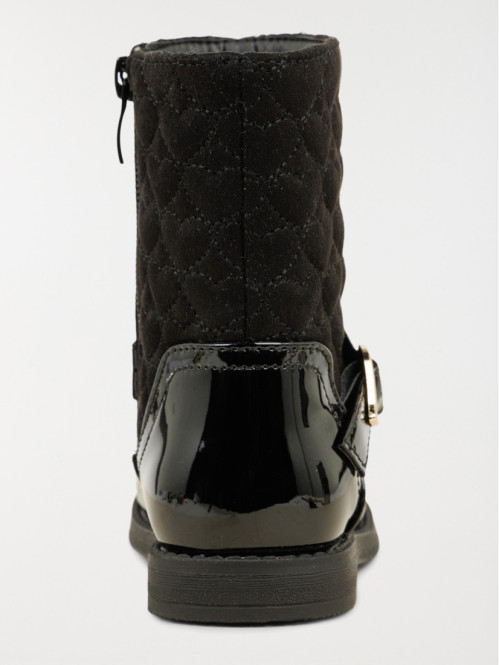 Bottes noires vernies fille (25-30)