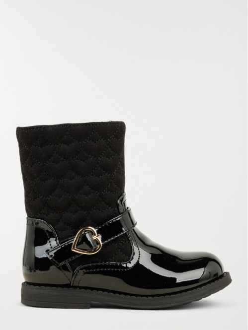 Bottes noires vernies fille...