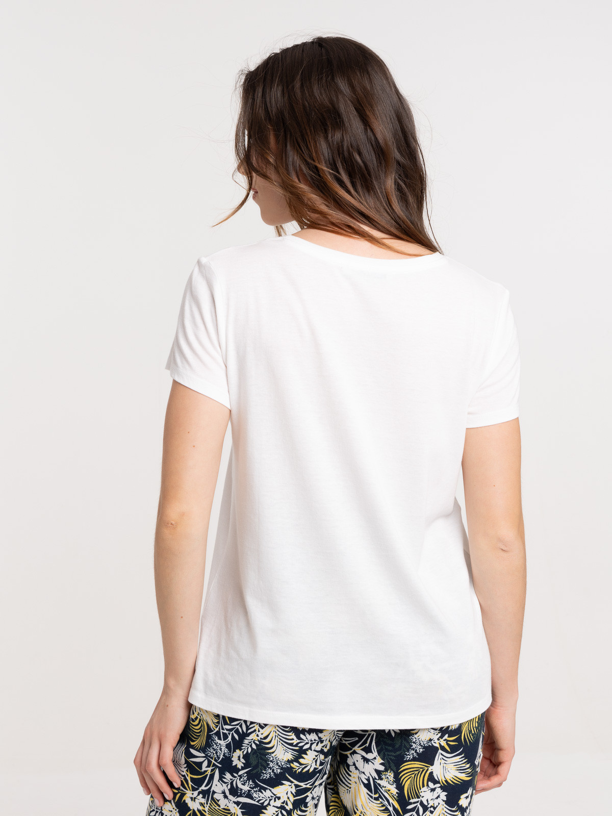 T-shirt tropical femme
