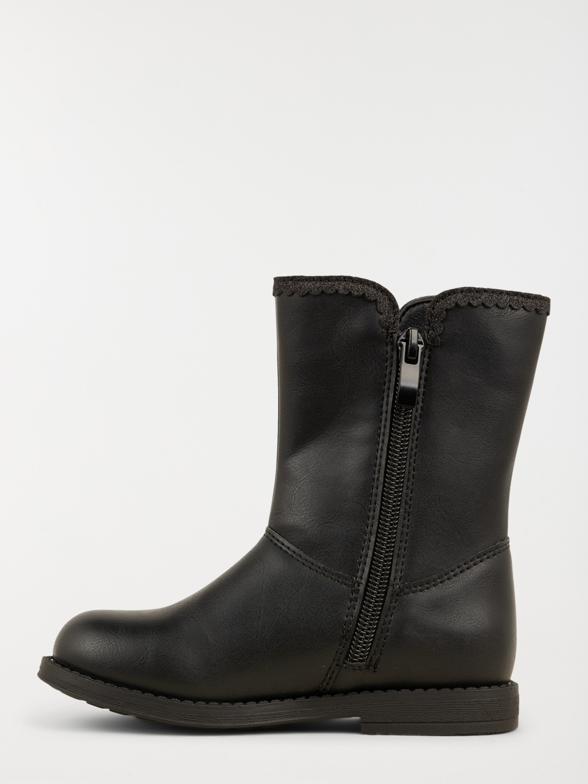 Bottes noires noeud fille (25-30) Bottes noires noeud fille (25-30)