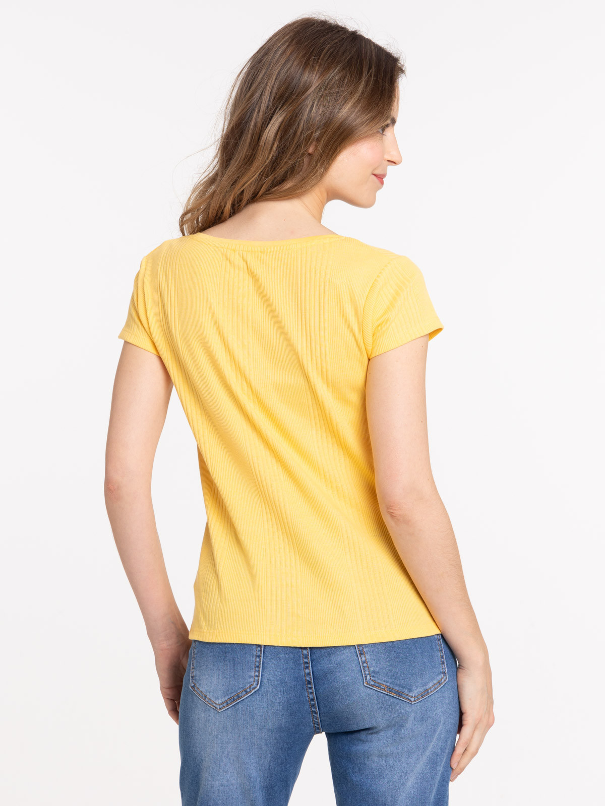 T-shirt jaune doré femme T-shirt jaune doré femme