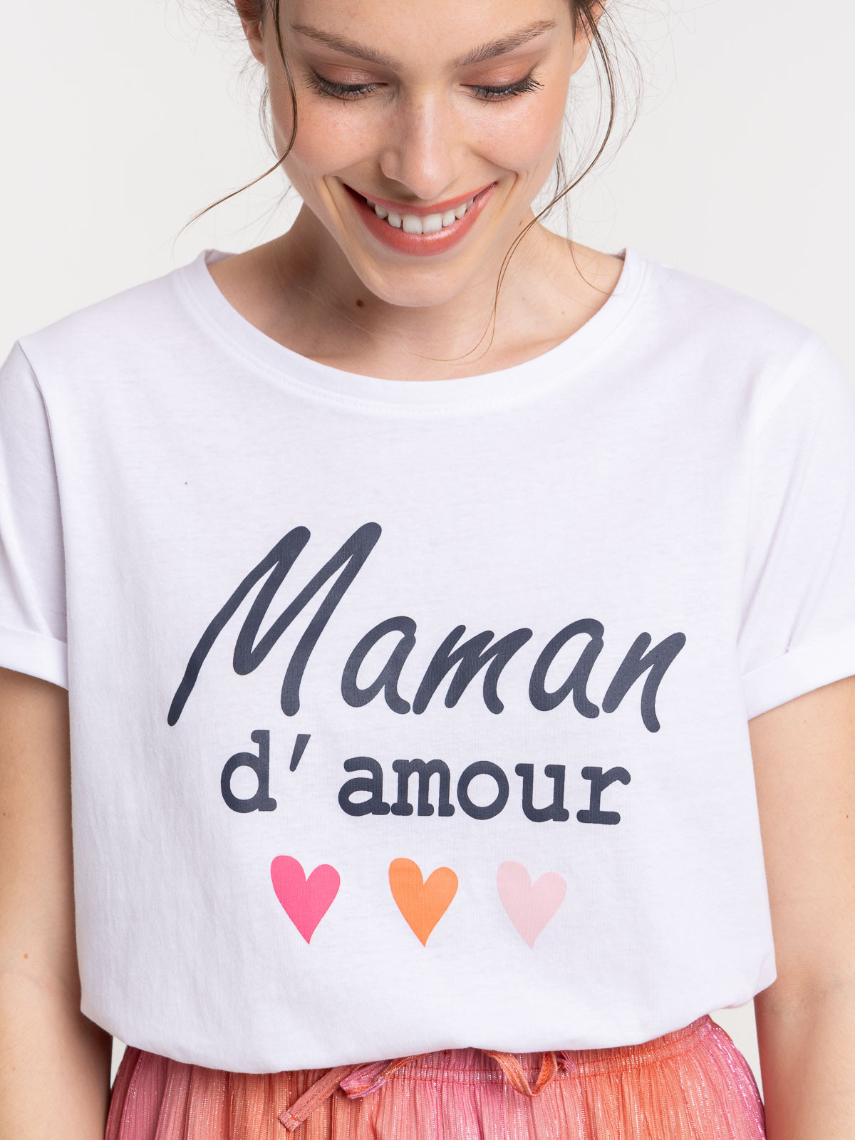 Tee-shirt maman d'amour femme Tee-shirt maman d'amour femme
