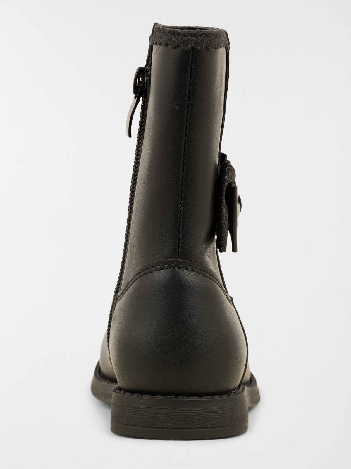 Bottes noires noeud fille (25-30) Bottes noires noeud fille (25-30)