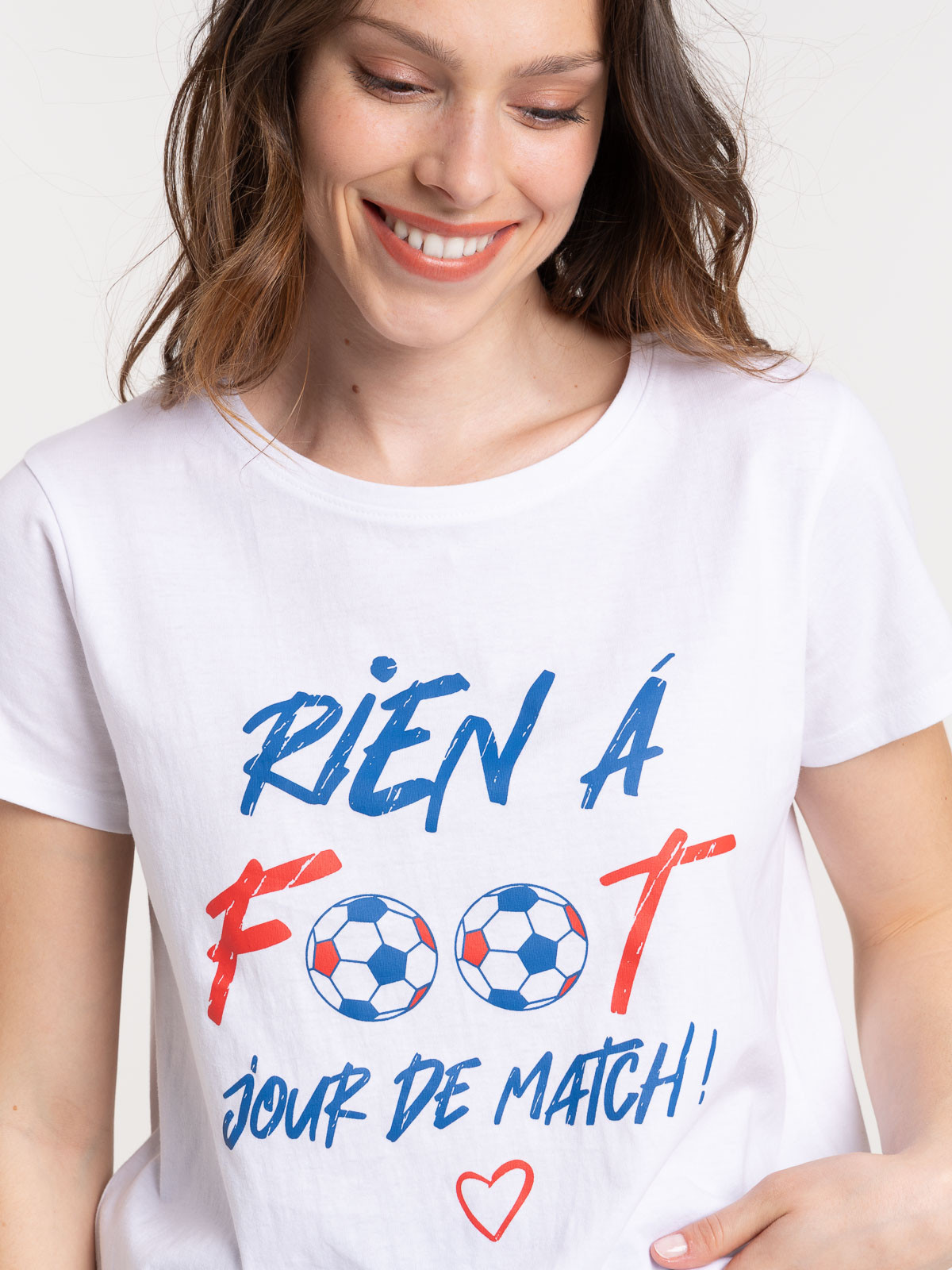 T-shirt football jour de match femme