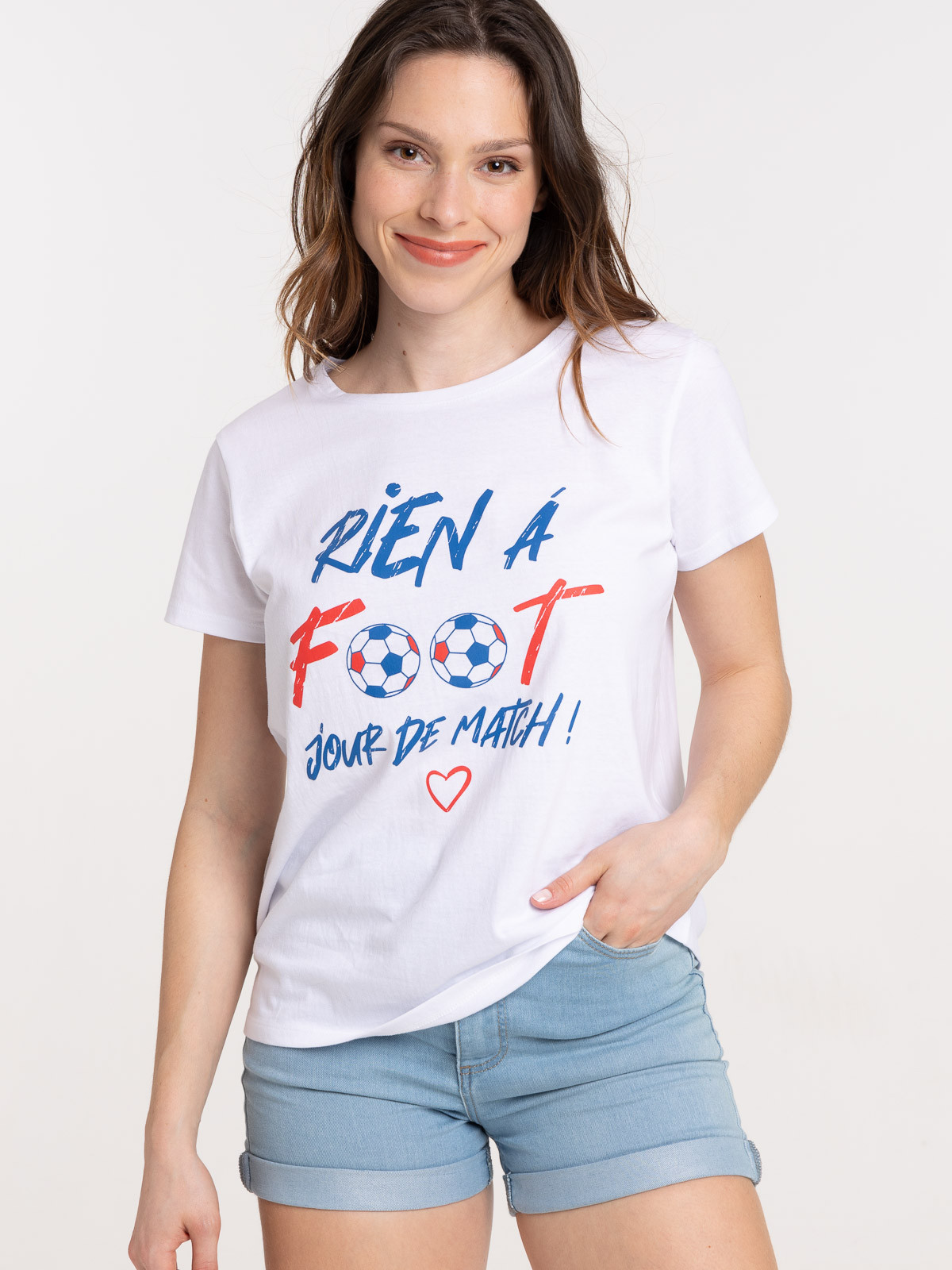 T-shirt football jour de match femme