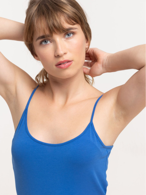 Débardeur bretelles cobalt femme Débardeur bretelles cobalt femme