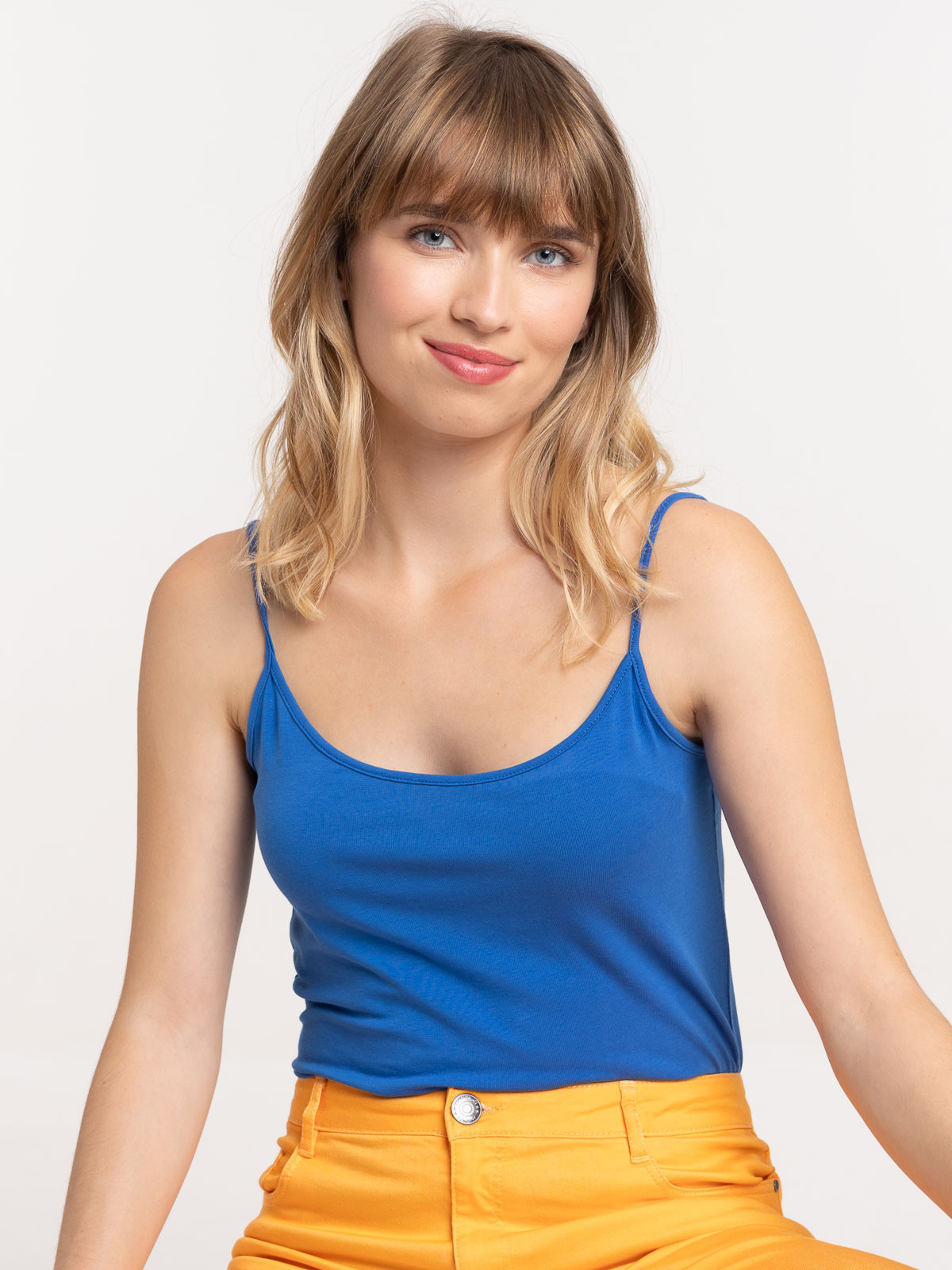 Débardeur bretelles cobalt femme Débardeur bretelles cobalt femme