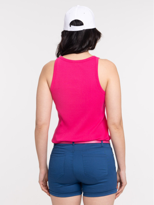 Débardeur fushia femme