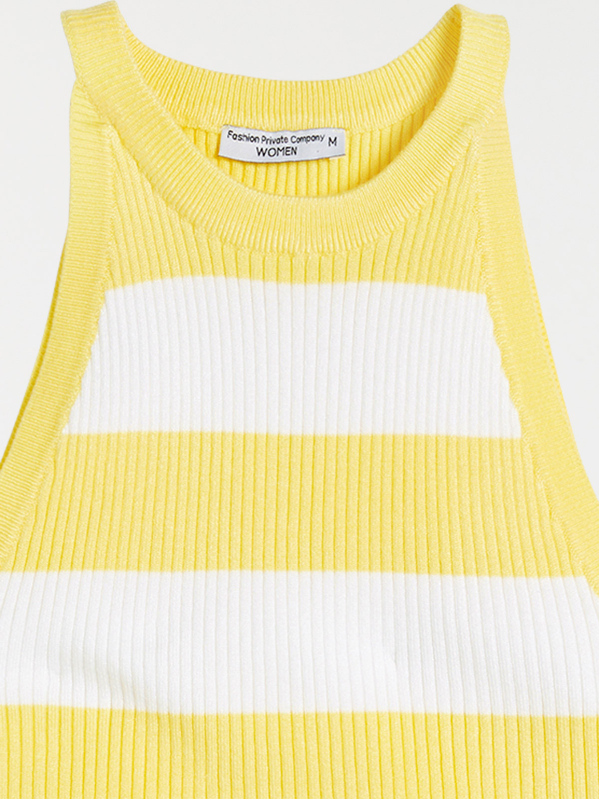 Débardeur maille tricot rayé femme Débardeur maille tricot rayé femme