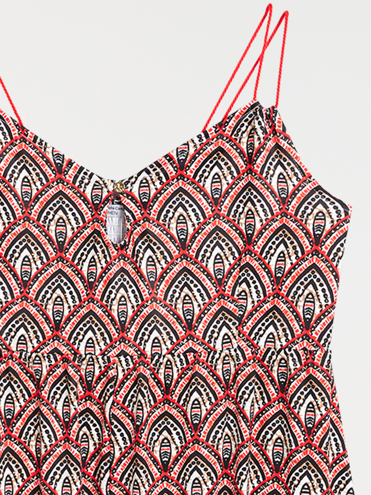 Débardeur asymétrique imprimé femme