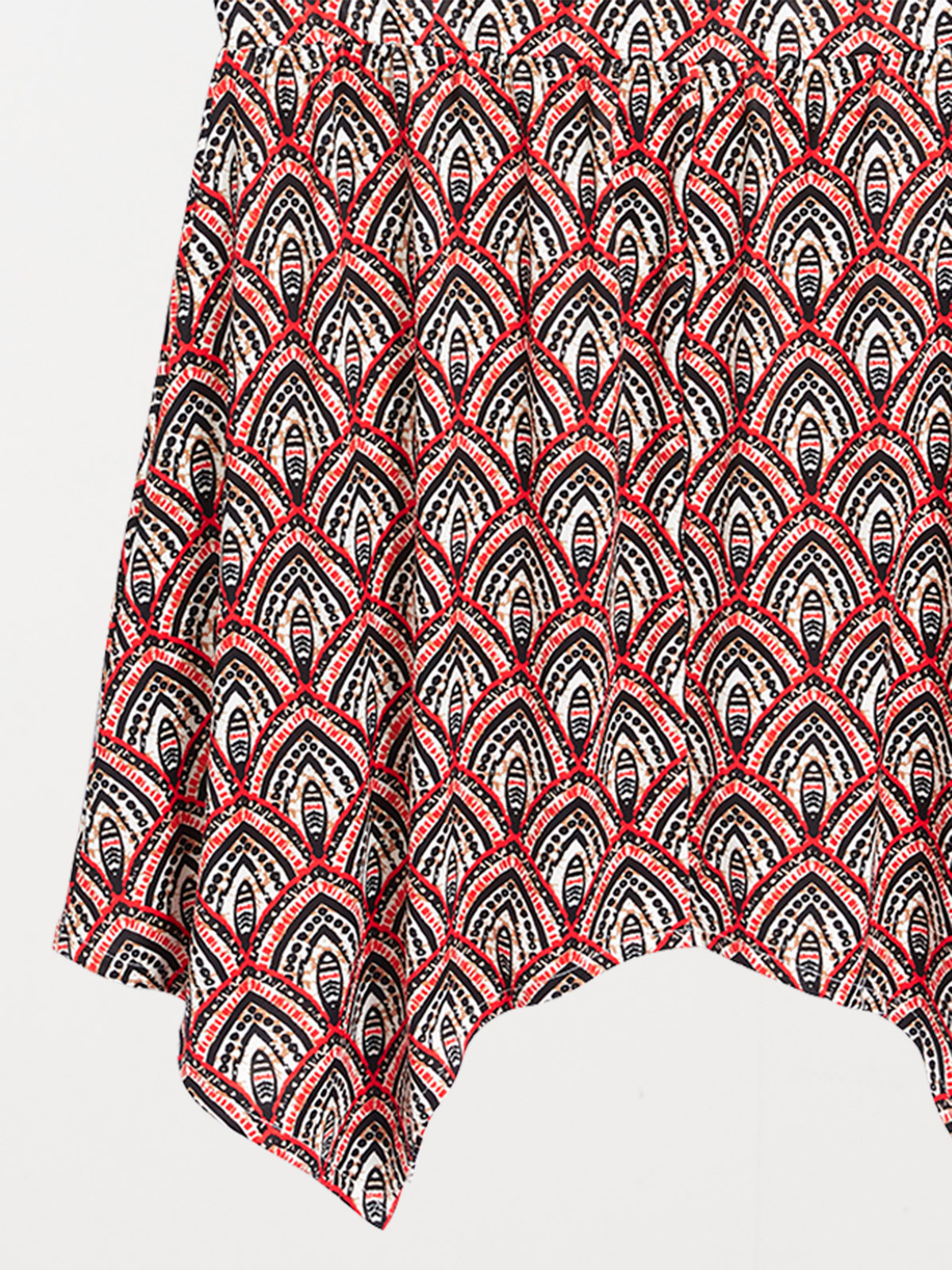 Débardeur asymétrique imprimé femme