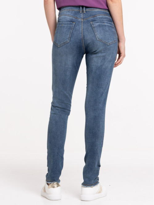 Jean skinny push up avec broderies femme Jean skinny push up avec broderies femme