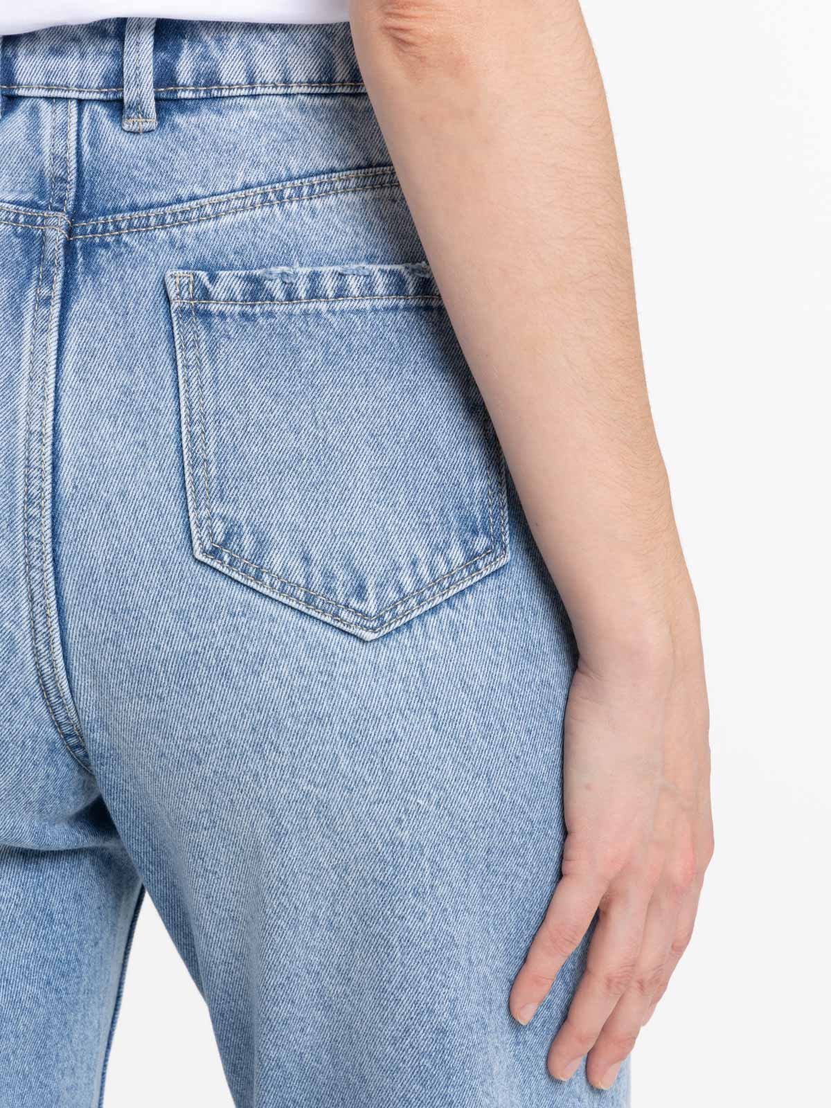 Jean regular bas frangé femme (36-46) Jean regular bas frangé femme (36-46)