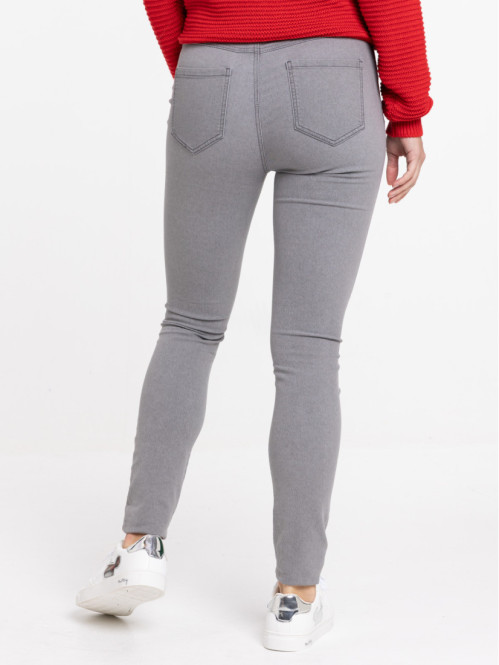 Jegging gris femme