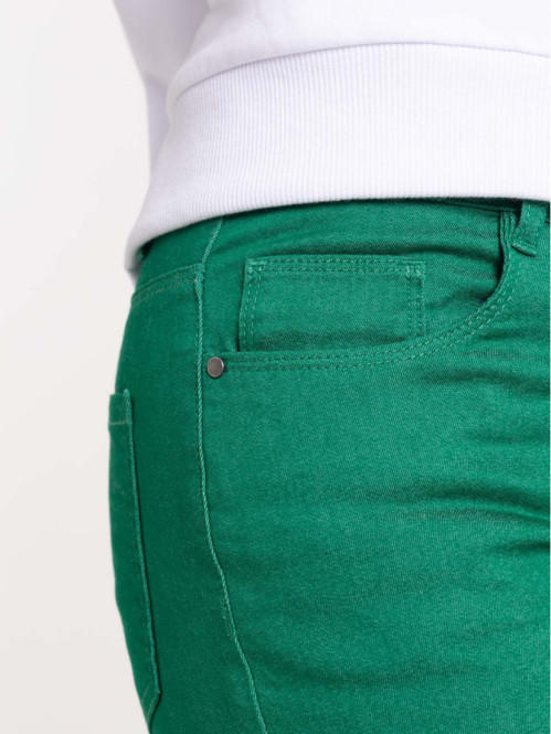 Pantalon skinny vert...