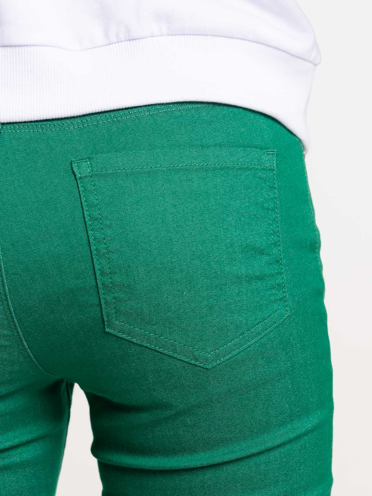 Pantalon skinny vert bosphore femme