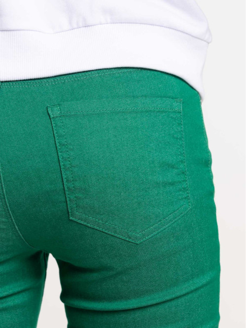 Pantalon skinny vert...