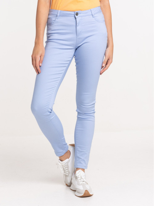 Pantalon skinny serenity blue femme