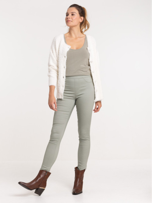 Jegging vert grisé femme Jegging vert grisé femme