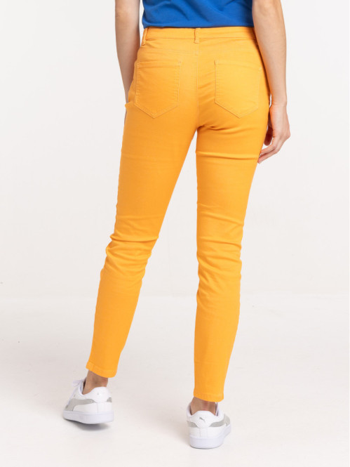Pantalon 7/8ème skinny orange peps femme Pantalon 7/8ème skinny orange peps femme