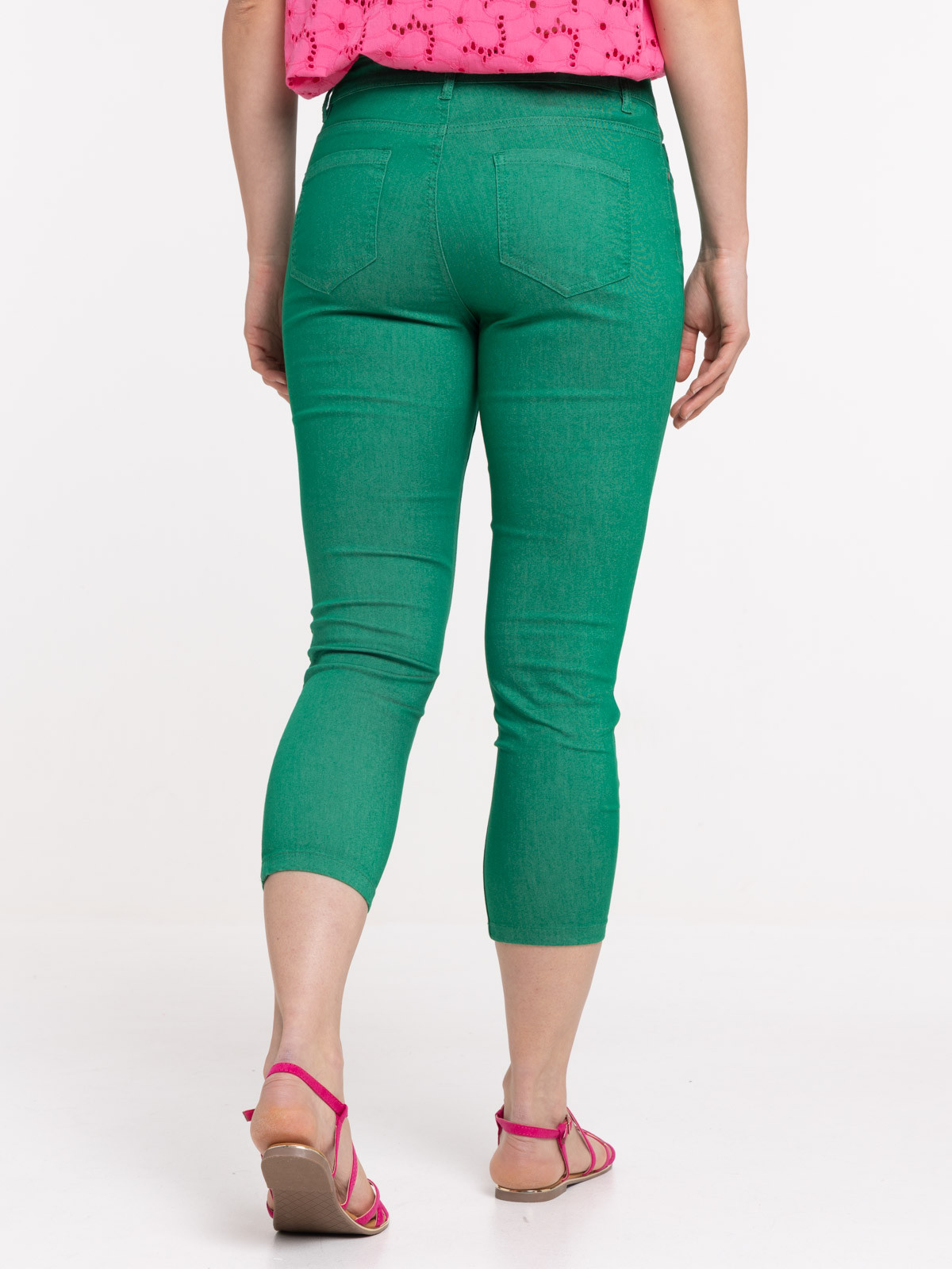 Pantacourt vert bosphore femme