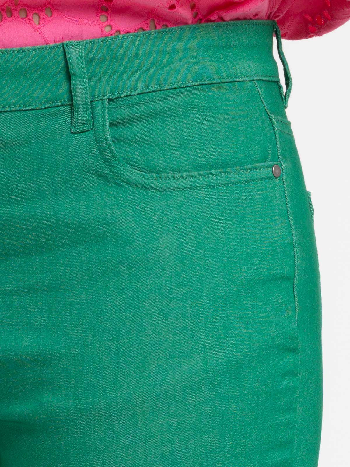 Pantacourt vert bosphore femme