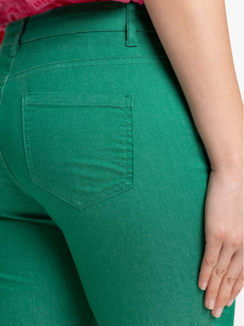 Pantacourt vert bosphore femme