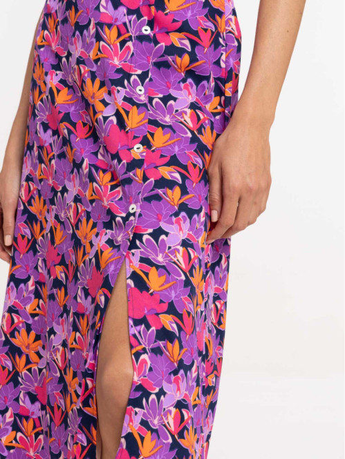 Jupe longue fleurie femme