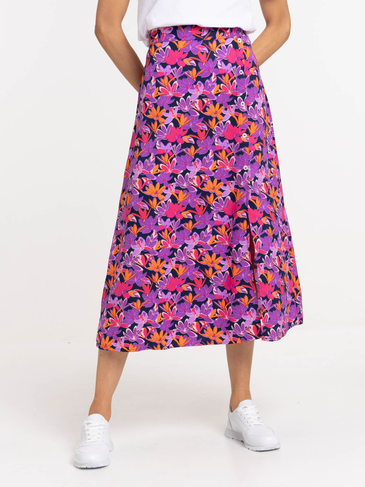 Jupe longue fleurie femme