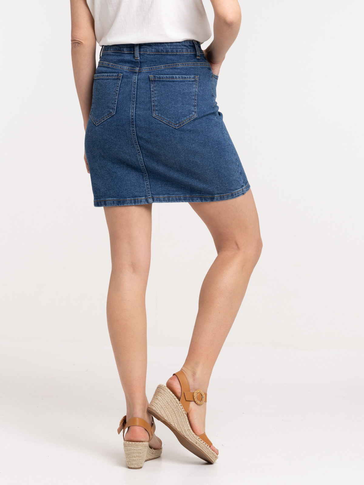 Jupe denim stone femme Jupe denim stone femme