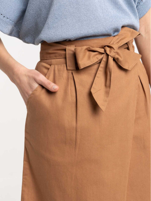 Jupe effet portefeuille...