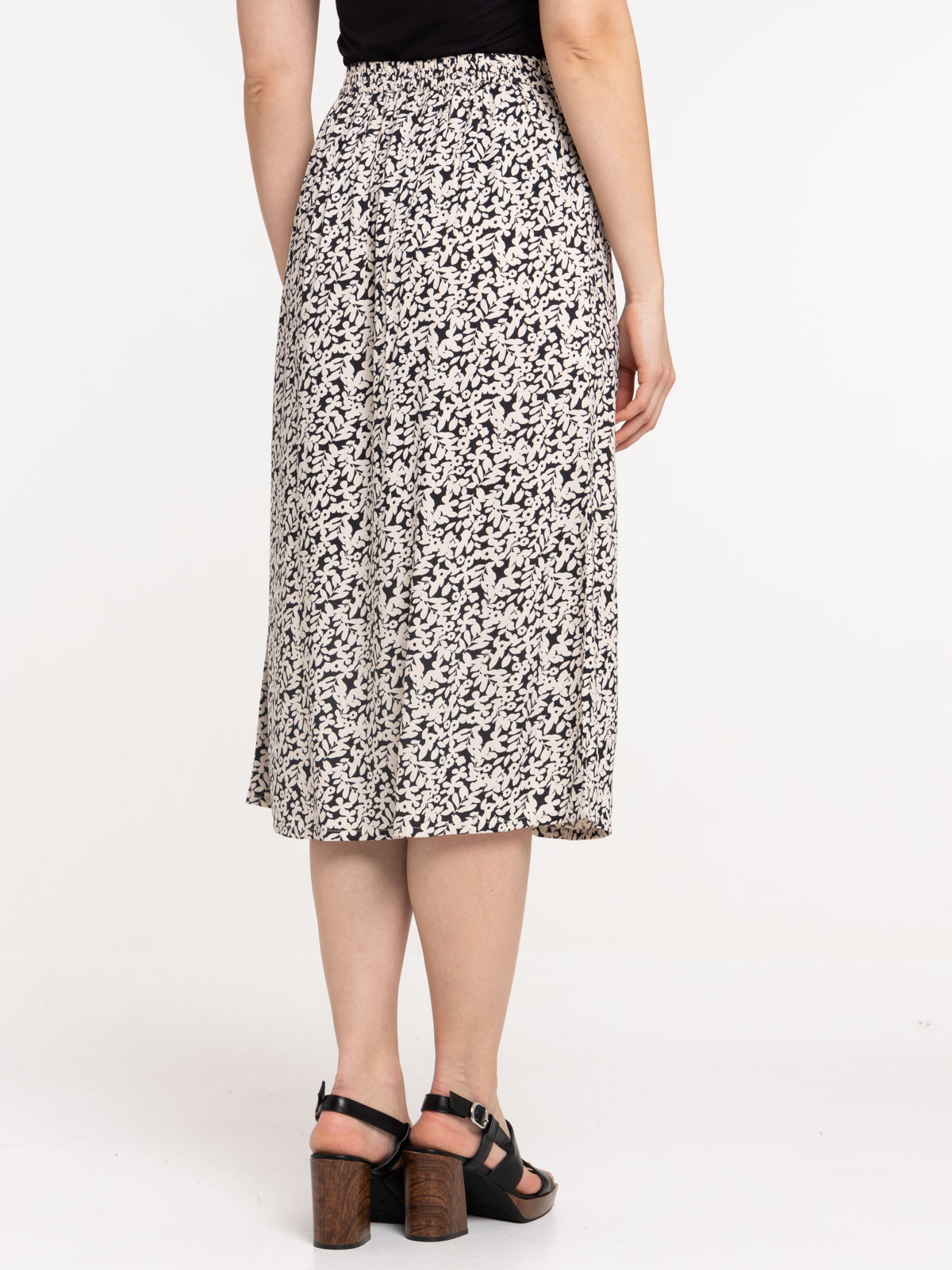 Jupe longue imprimée fleurie femme