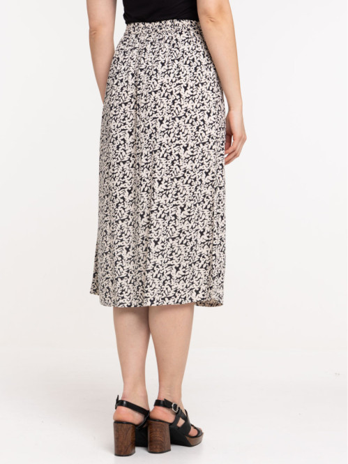 Jupe longue imprimée fleurie femme